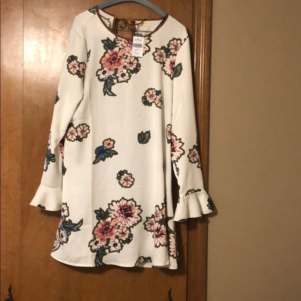 Long Sleeve Floral Dress